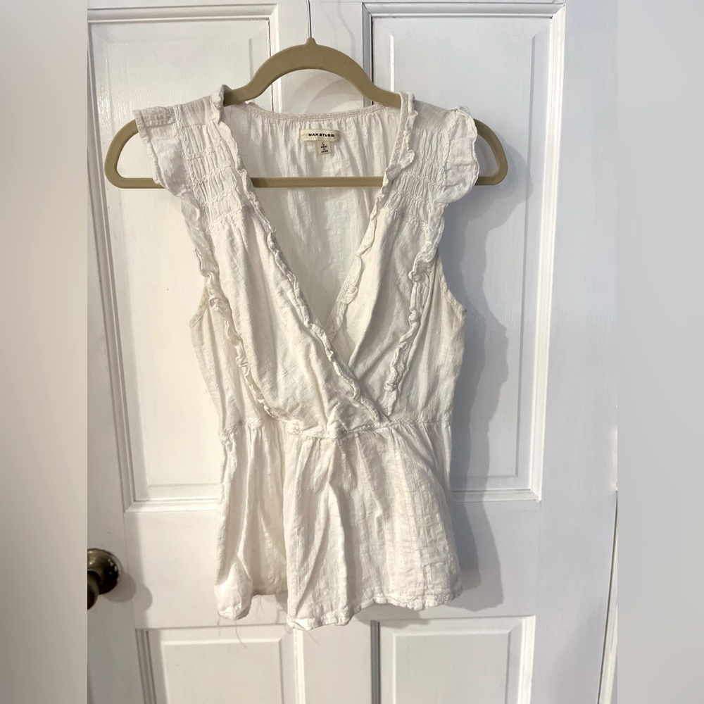 Maxstudio Crossover Blouse